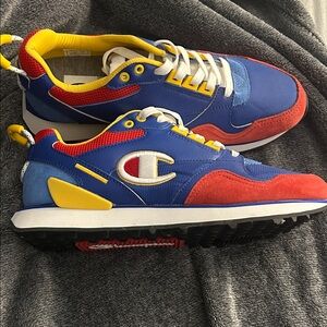 Champion Blue and Red Athletic Shoes